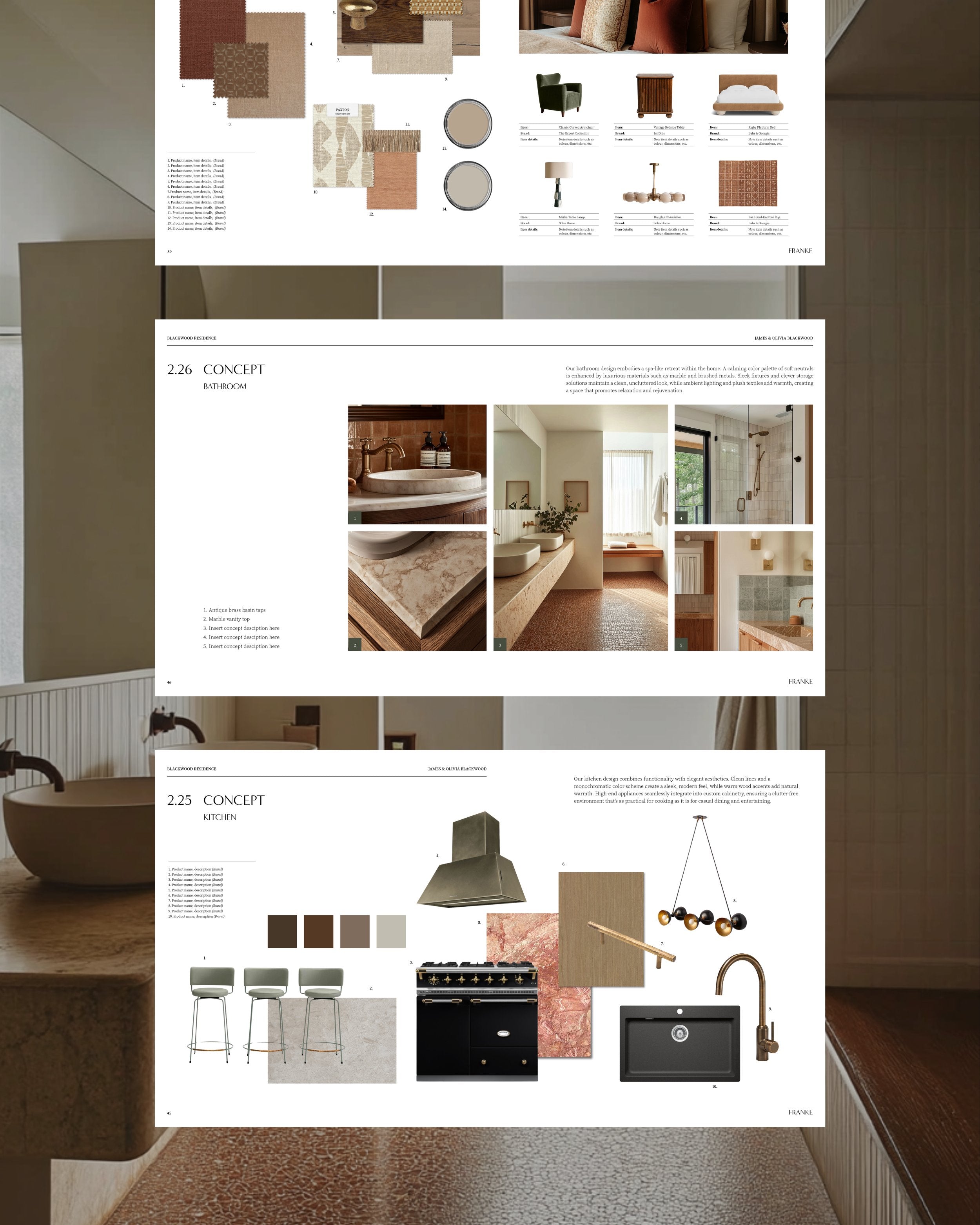 Interior Design Presentation Words