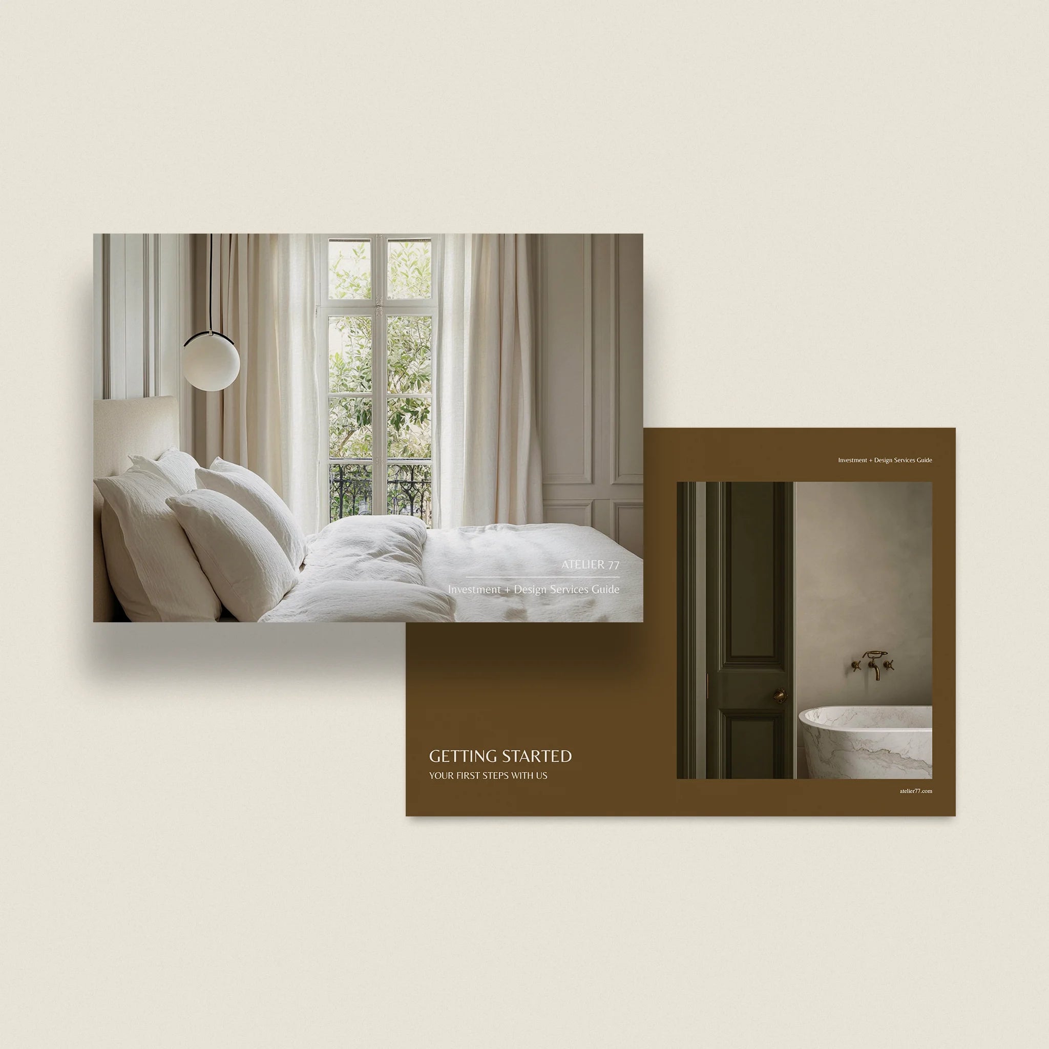 Atelier 77 | Investment and Design Services Guide Template