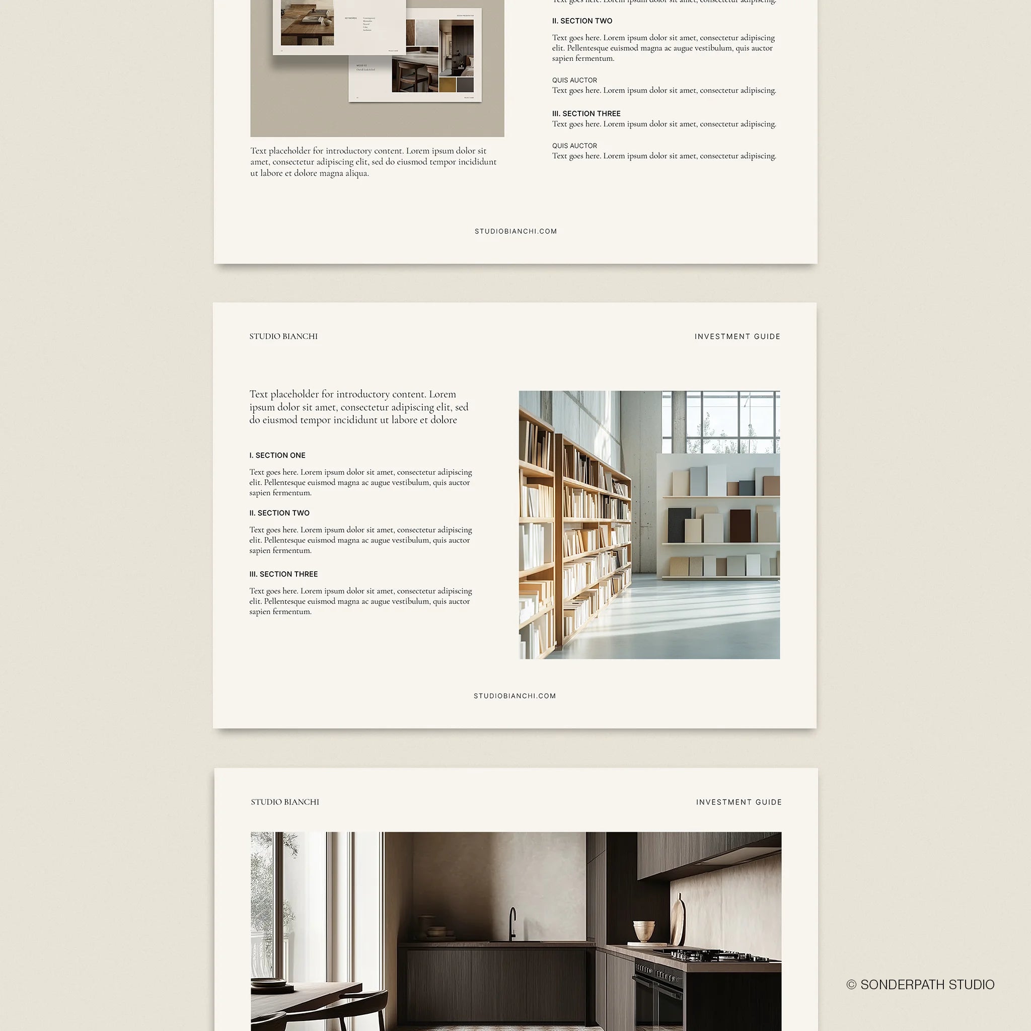 Bianchi | Interior Design Investment and Services Guide Template