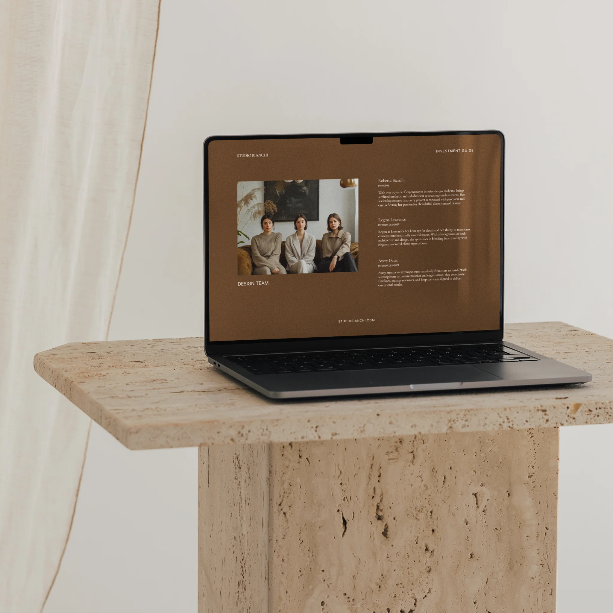Bianchi | Interior Design Investment and Services Guide Template