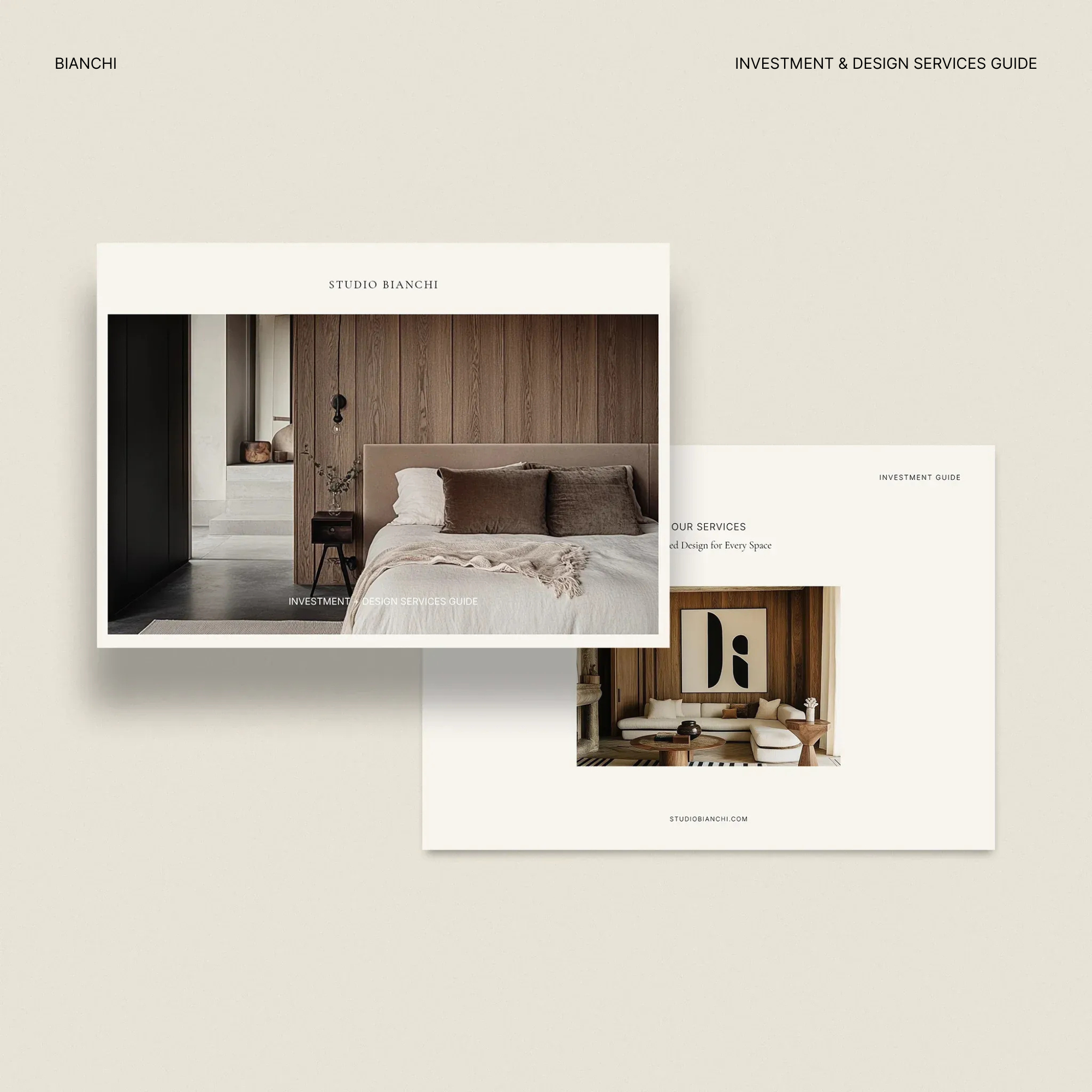 Bianchi | Interior Design Client Experience Template Kit