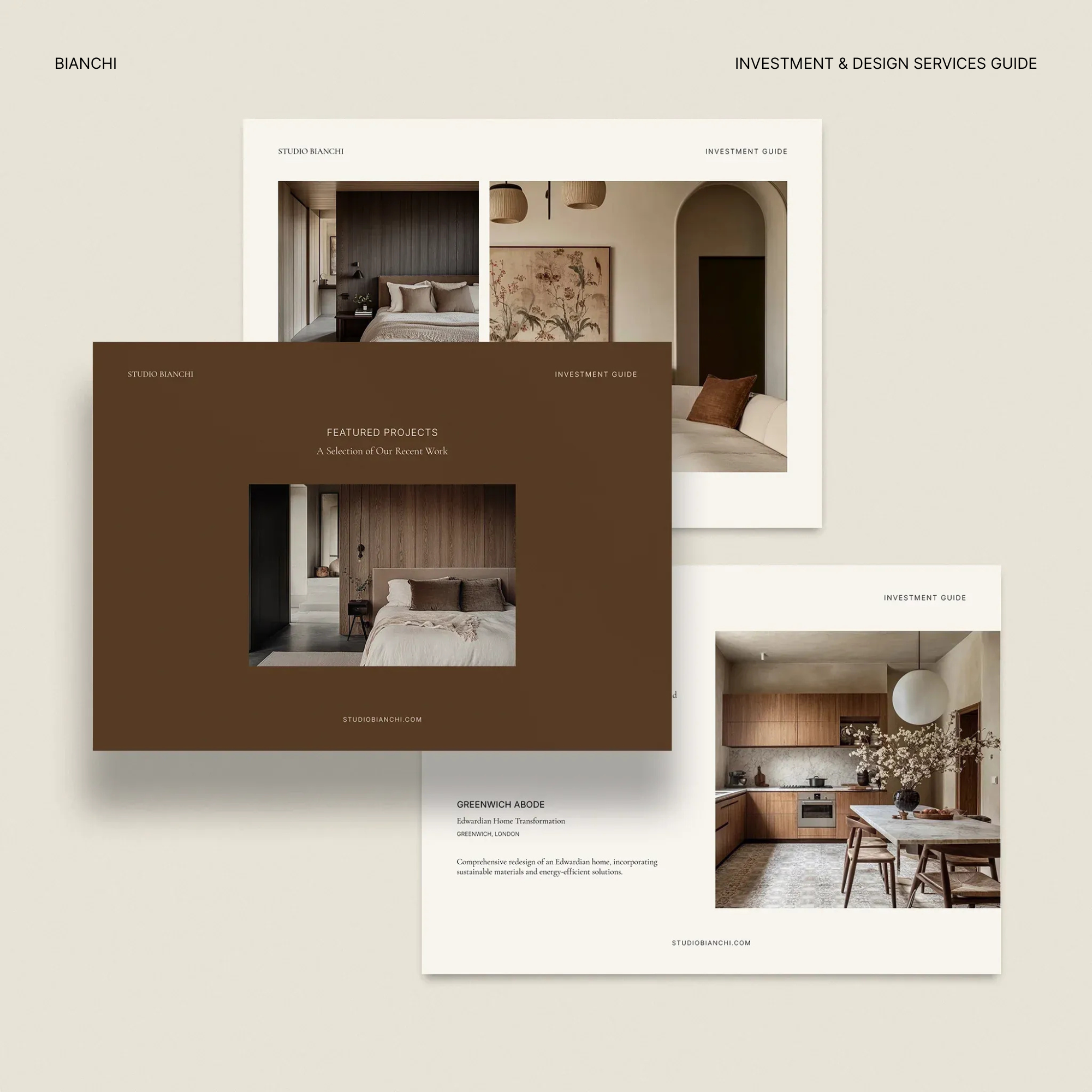 Bianchi | Interior Design Client Experience Template Kit