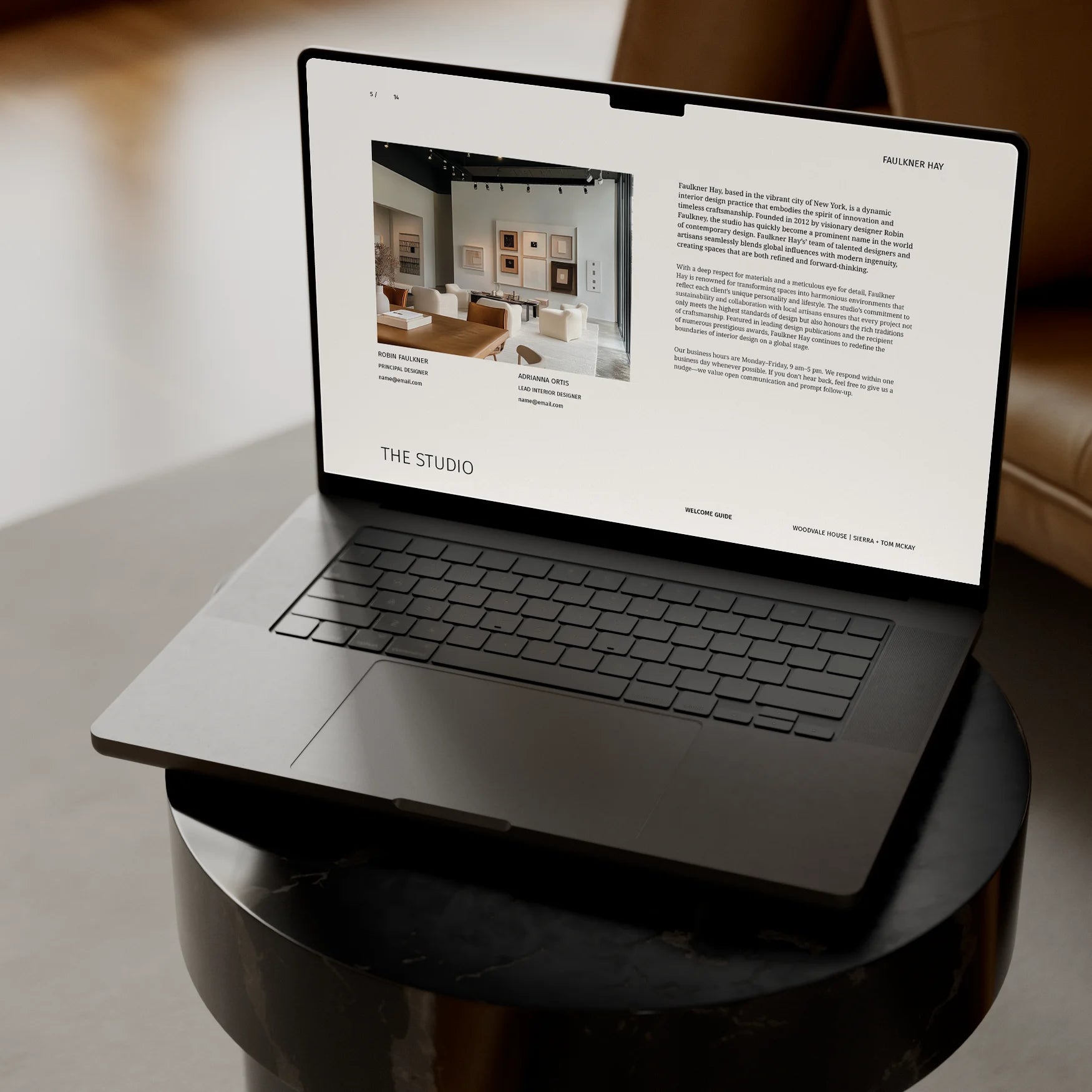 Faulkner Hay | Welcome Guide Template