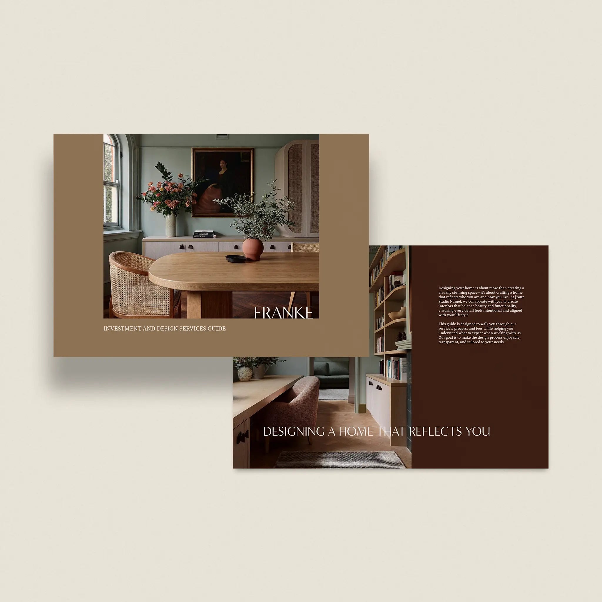 Franke | Investment and Design Services Guide Template