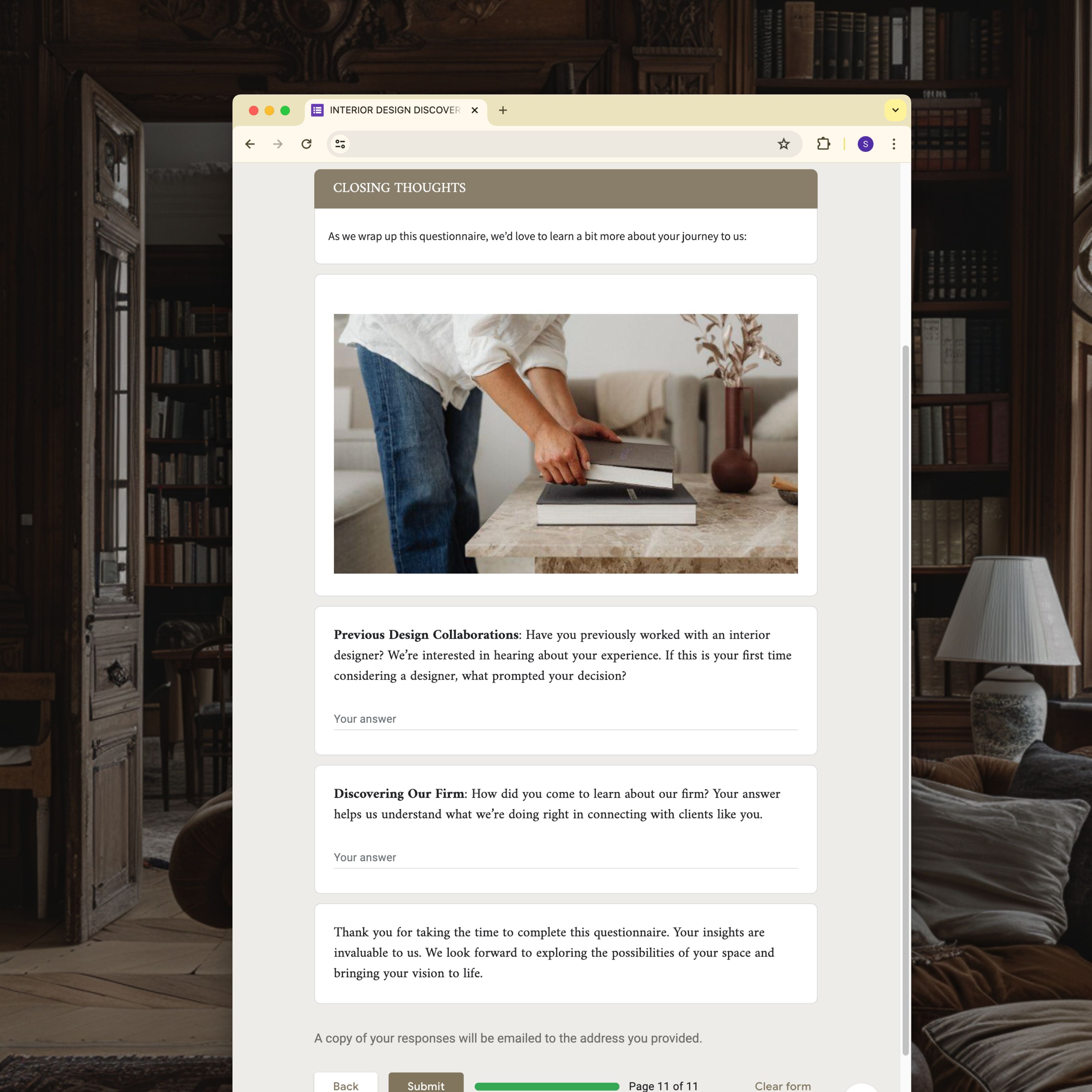 Client Discovery Questionnaire