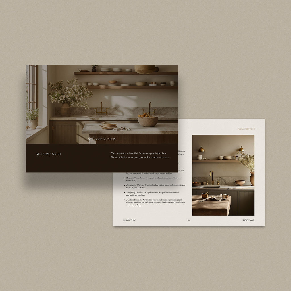 Norwood | Interior Design Welcome Guide for Client Onboarding ...