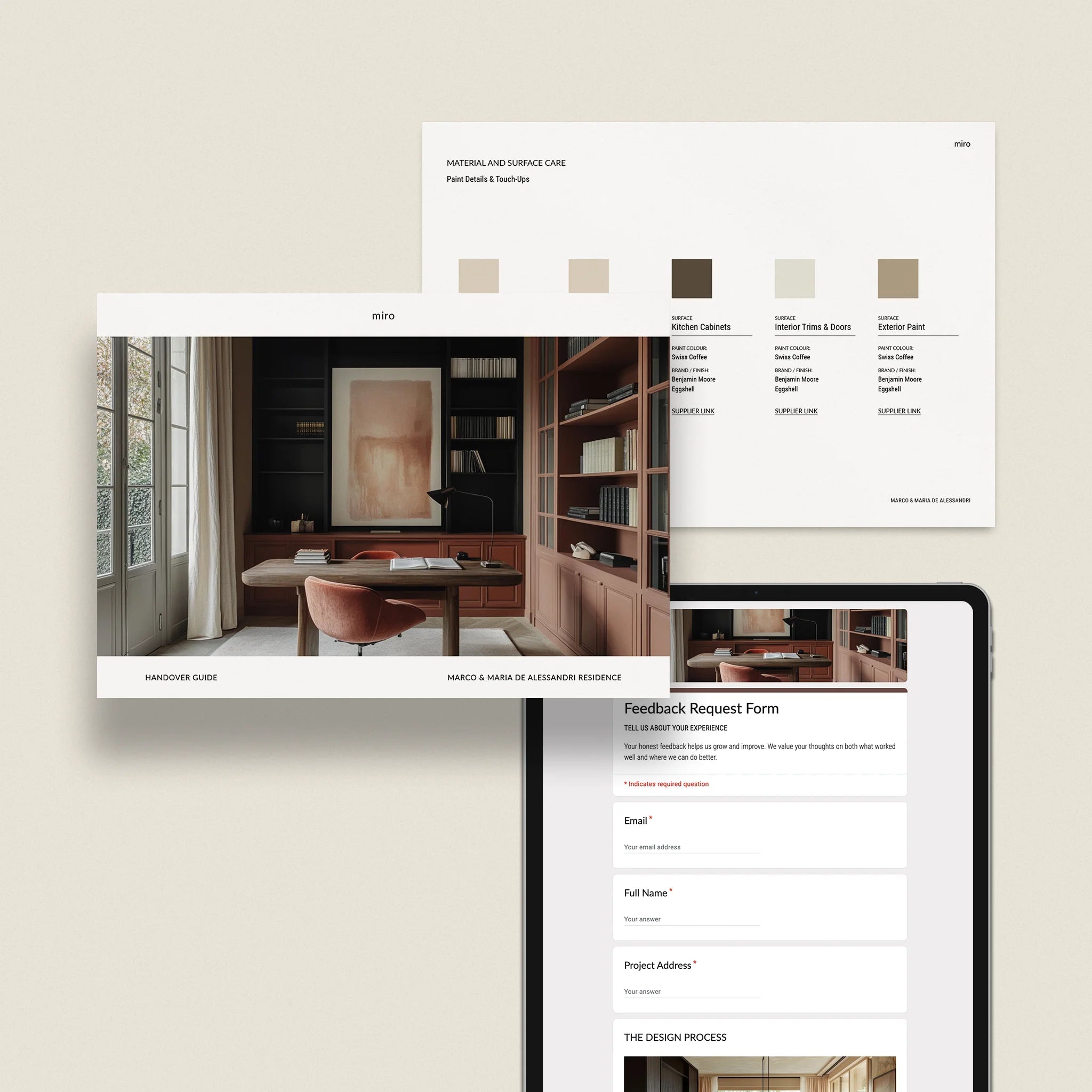 Miro | Client Handover and Care Guide Template