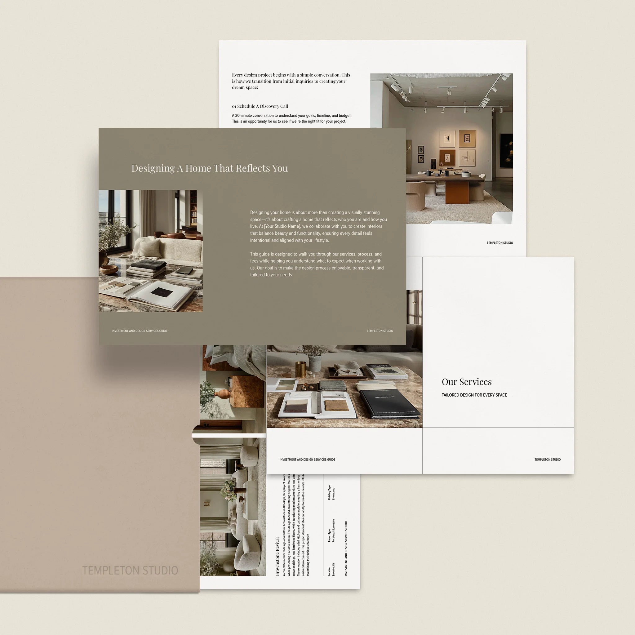 Templeton | Investment and Design Services Guide Template