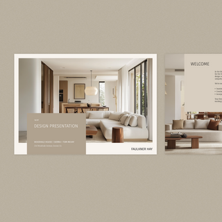 Faulkner Hay | Interior Design Presentation Template