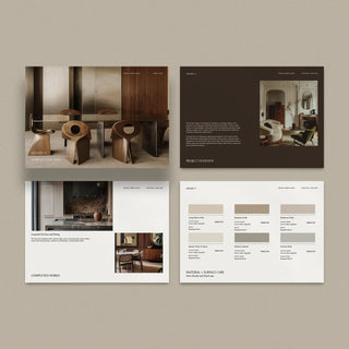Atelier 77 | Client Handover and Care Guide Template