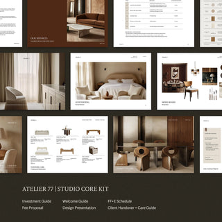 Atelier 77 | Interior Design Studio Core Template Kit