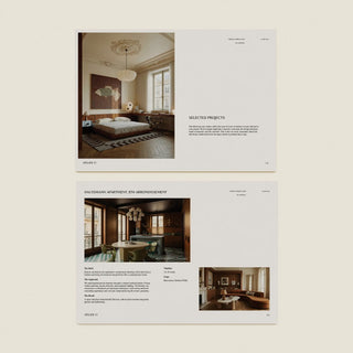 Atelier 77 | Interior Design Fee Proposal Template