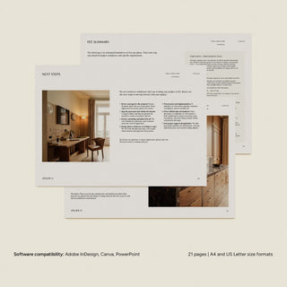 Atelier 77 | Interior Design Fee Proposal Template