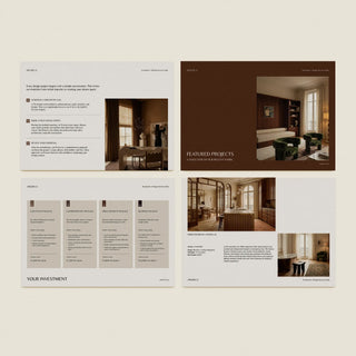 Atelier 77 | Investment and Design Services Guide Template
