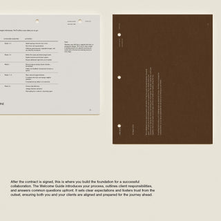 Atelier 77 | Welcome Guide Template