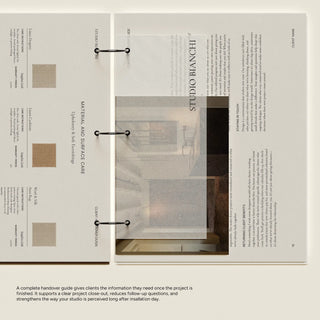 Bianchi | Client Handover and Care Guide Template