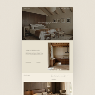 Bianchi | Squarespace Website Template for Interior Designers