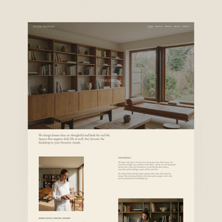 Bianchi | Squarespace Website Template for Interior Designers