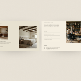 Bianchi | Squarespace Website Template for Interior Designers