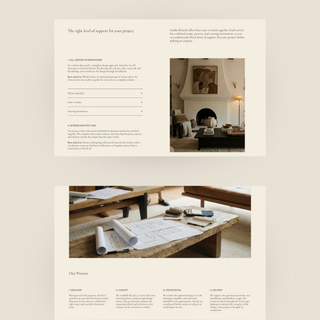 Bianchi | Squarespace Website Template for Interior Designers