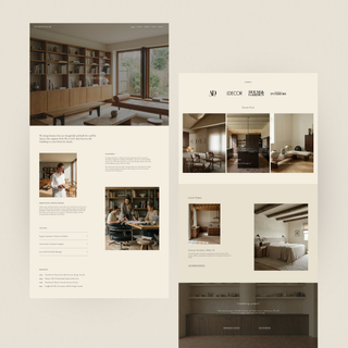 Bianchi | Squarespace Website Template for Interior Designers
