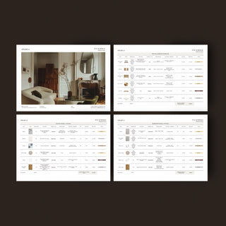 Atelier 77 | Interior Design FF&E Schedule Template