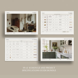 FF+E Schedules – Sonderpath Studio