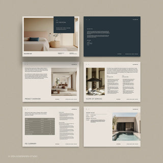 Faulkner Hay | Interior Design Fee Proposal Template