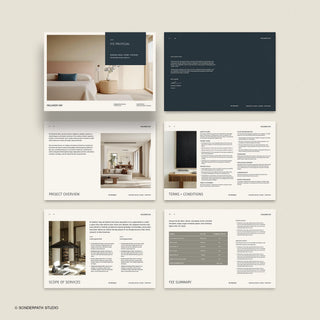 Faulkner Hay | Interior Design Fee Proposal Template