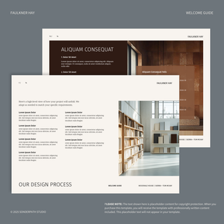 Faulkner Hay | Welcome Guide Template