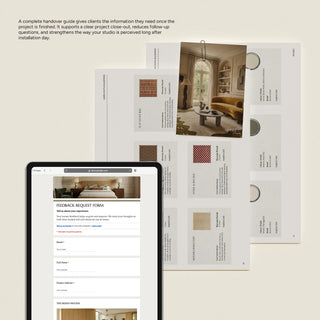 Franke | Client Handover and Care Guide Template