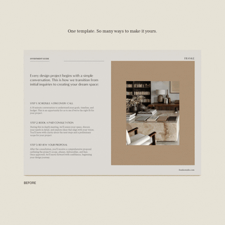 Franke | Investment and Design Services Guide Template