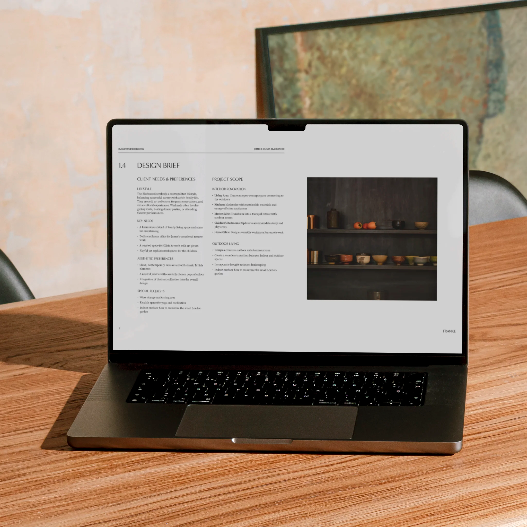 Franke | Interior Design Presentation Template