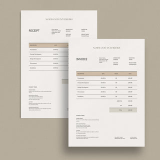 Norwood | Interior Design 3-in-1 Template Bundle - Design Presentation, Fee Proposal, and FF+E Schedule