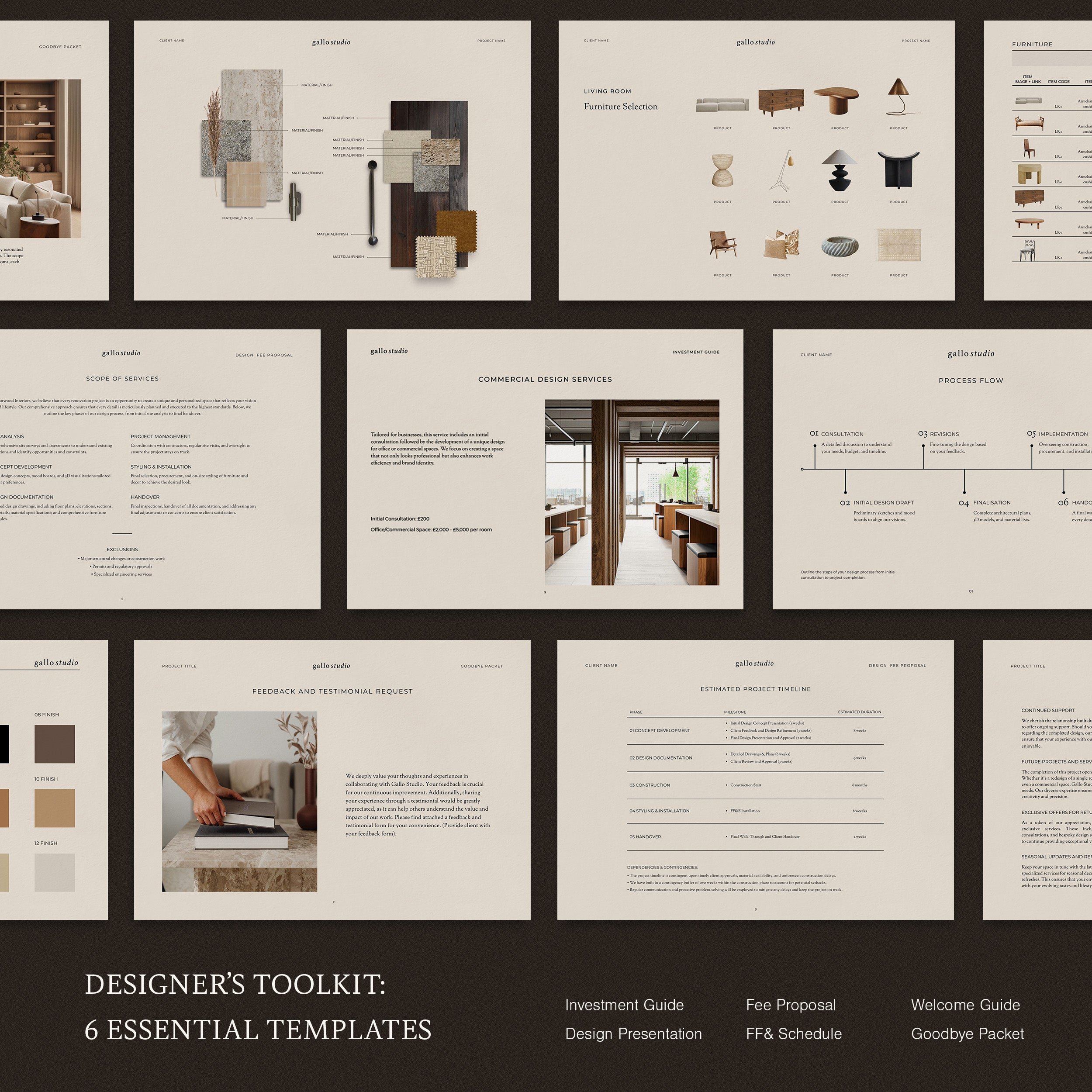 Interior Design Template Bundles – Sonderpath Studio