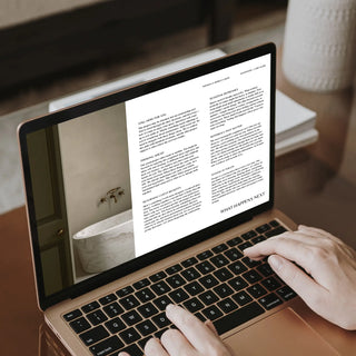Atelier 77 | Client Handover and Care Guide Template