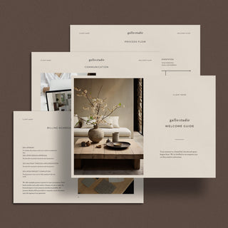 Gallo | Interior Design Welcome Guide for Client Onboarding