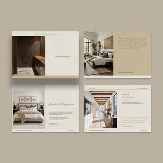 Kinto | Interior Design Investment and Services Guide Template