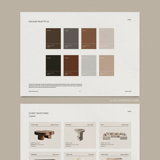 Miro | Interior Design Presentation Template