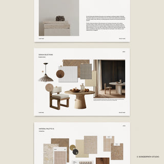 Miro | Interior Design Presentation Template