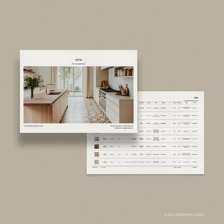 Miro | Interior Design 3-in-1 Template Bundle: Fee Proposal, Design Presentation, and FFE Schedule