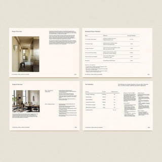 Miro | Interior Design Fee Proposal Template