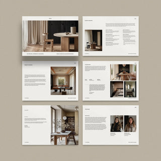 Miro | Interior Design 3-in-1 Template Bundle: Fee Proposal, Design Presentation, and FFE Schedule