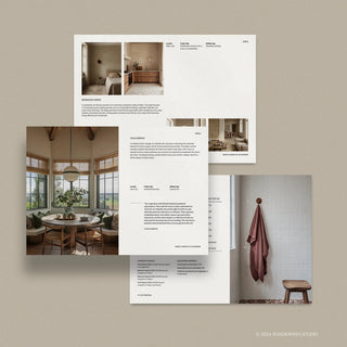 Miro | Interior Design 3-in-1 Template Bundle: Fee Proposal, Design Presentation, and FFE Schedule