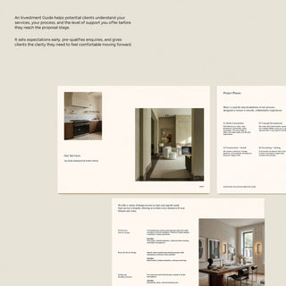 Miro | Investment and Design Services Guide Template