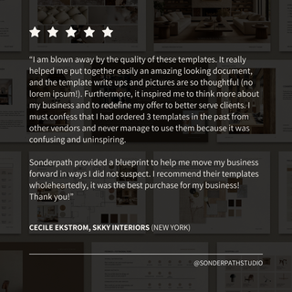 Norwood | Interior Design Presentation Template