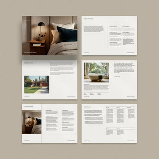 Shown here is a Fee Proposal Template for Interior Designers