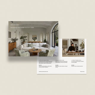 Templeton | Investment and Design Services Guide Template