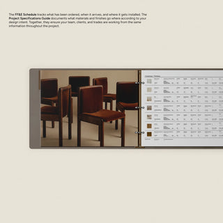 FFE Schedule and Project Specifications Guide Template Kit | Tiered Layout