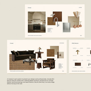 Miro | Interior Design Presentation Template